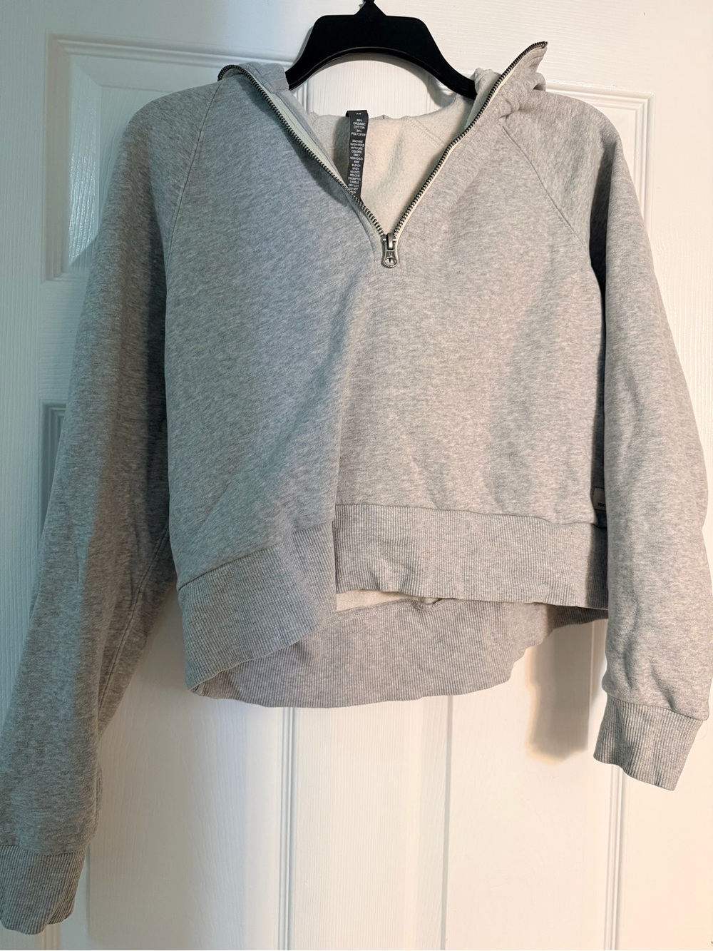 Vuori Restore half-zip hoodie gray